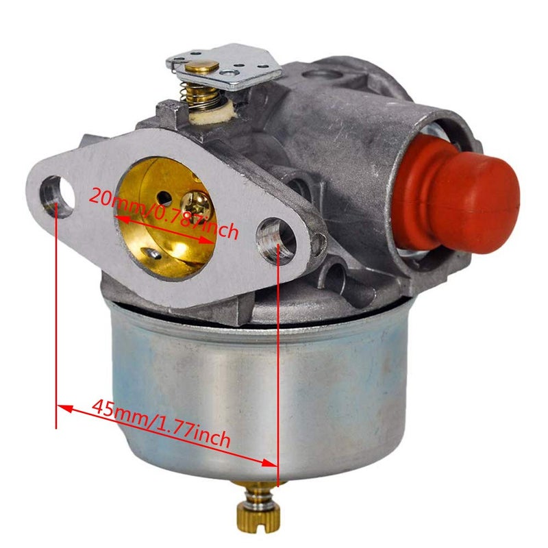 LIYYOO 632795A Carburetor with 35066 Air Filter replacement for Tecumseh 632795 632046A 632078A 632099 TVS90 TVS100 ECV100 TVS120 TVS105 TVS115 TVXL115 TVXL90 TNT120 LAV35 TVXL115 TVS75 TVXL105 Engine Carb - Image 3